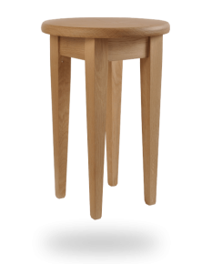 Tabouret_cary_ vernis naturel